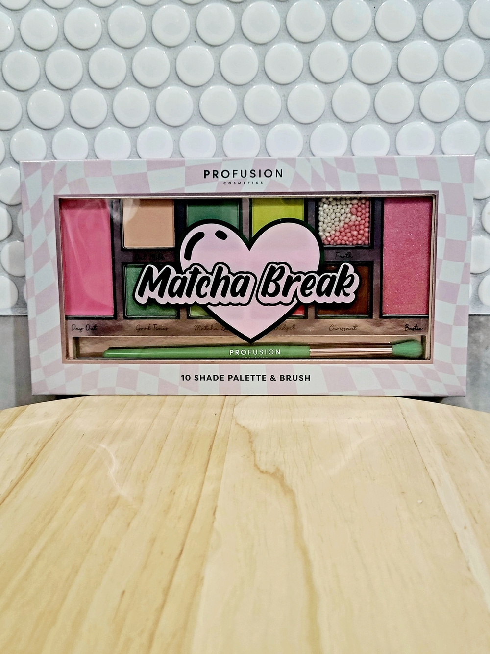 Profusion Cosmetics Matcha Break 10-Shade Makeup Palette - Pink & Green